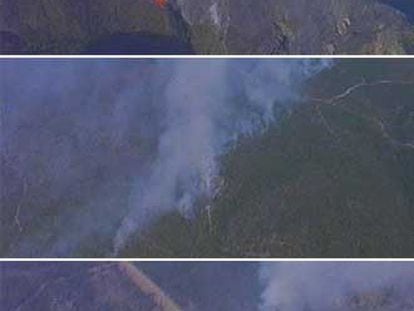 Incendio de Guadalajara visto por satélite