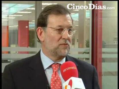 Rajoy hace balance del año de Gobierno Zapatero