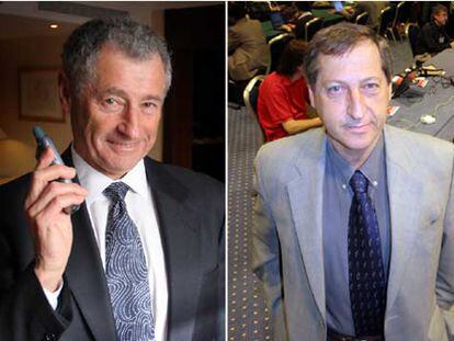 De izquierda a derecha, Leonard Kleinrock e Imrich Chlamtac.