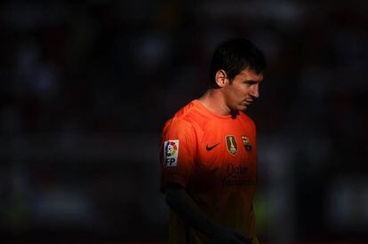 Lionel Messi, durante el partido