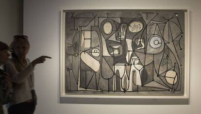 'La cocina', la obra de Picasso que pintó en 1948 que cierra la exposición de Barcelona. 