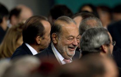 Entre los asistentes se encontraba también el empresario Carlos Slim, el hombre más rico del mundo.