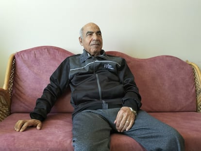 Said Shamia, en su casa en Ciudad de Gaza, este martes.