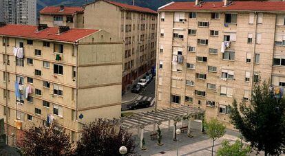 Bloques de viviendas en Otxarkoaga, Bilbao.