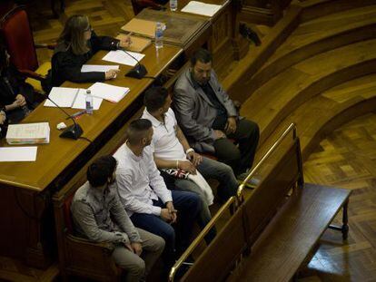 Antonio Fernández, juzgado junto a su familia por el asesinato de un senegalés en Barcelona.