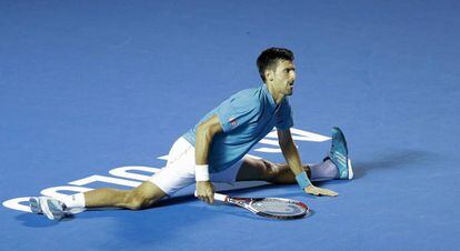 Djokovic, durante un partido en el torneo de Acapulco.