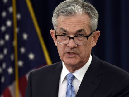 Presidente de la Fed, Jerome Powell.