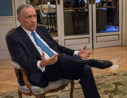 Marcelo Rebelo de Sousa, esta semana en Madrid