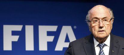 El expresidente de la FIFA, Sepp Blatter.
