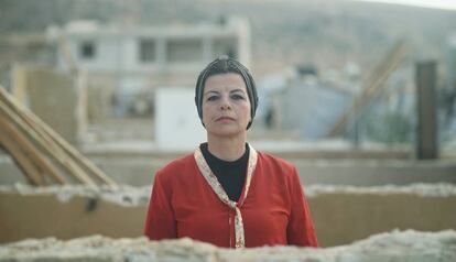 Hiam es la única mujer en el Comité de Refugiados, desde donde lucha por denunciar los problemas que ella misma ha vivido.