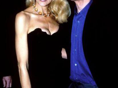 Jerry Hall y Mick Jagger cuando aún eran pareja.