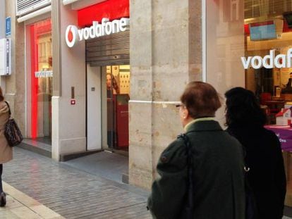 Tienda de Vodafone en Madrid.