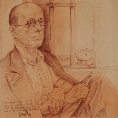 Retrato de Pedro Antequera realizado por David Álvarez.