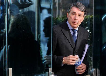 Ignacio González, en una reciente comparecencia para declarar en la Audiencia Nacional.