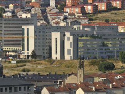 Vista general del complejo hospitalario de Ourense.