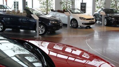 Un concesionario de Volkswagen España.