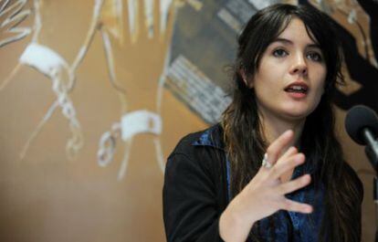 La líder estudiantil chilena Camila Vallejo.
