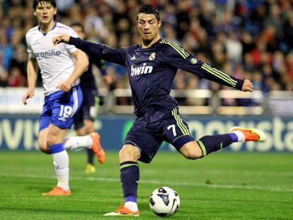 Cristiano marca el gol del empate.