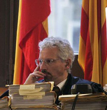 Santiago Vidal en el ejercicio de la justicia.