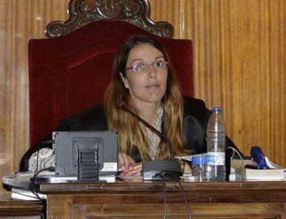 La jutgessa Rocío Martín, a l'Audiència de Palma de setembre del 2014 en una imatge d'arxiu.