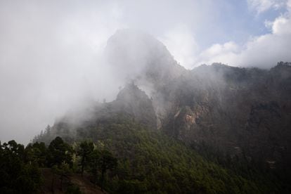 Parque Nacional de la Caldera de Taburiente, en una imagen tomada desde el mirador de la Cumbrecita.