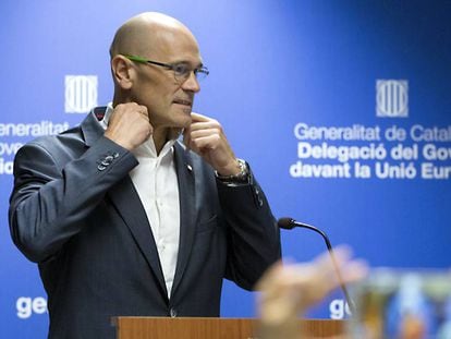 El consejero de Exteriores catal&aacute;n, Ra&uuml;l Romeva.