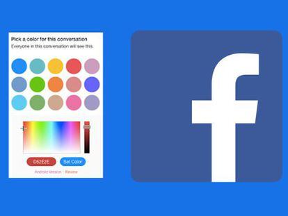Personaliza el color de las conversaciones de Facebook Messenger con tonalidades infinitas