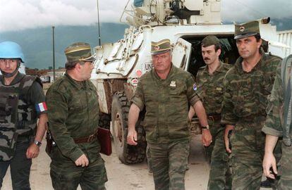 El general Ratko Mladic en 1993.
