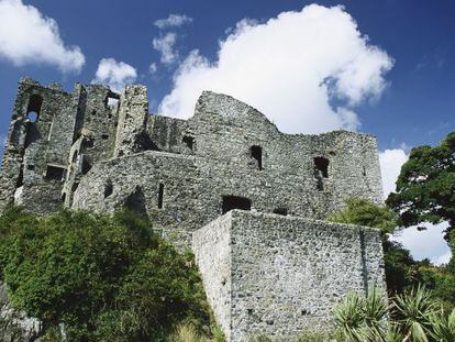 Ruinas del King John&rsquo;s Castle en Carlingford, en el condado irland&eacute;s de Louth. 
 
 
