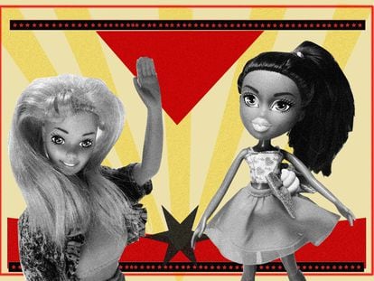 Barbie contra las Bratz. Dos muñecas tan parecidas como distintas.