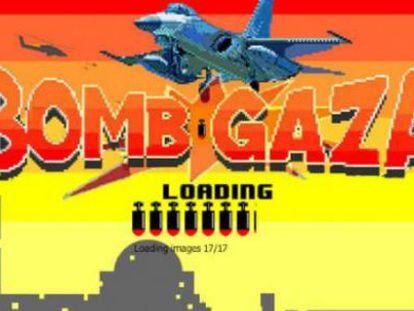 Captura de pantalla del juego 'Bomb Gaza'.