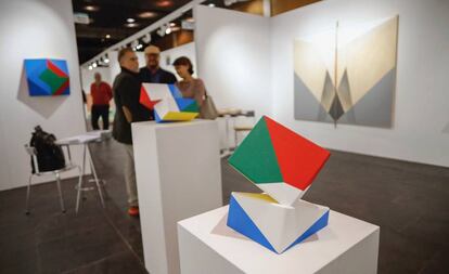 Una de las obras de la Feria de Arte Contemporáneo MARTE de Castellón.