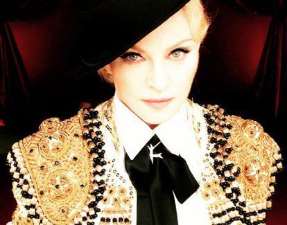 Una foto del nuevo v&iacute;deo publicada en Instagram por Madonna.