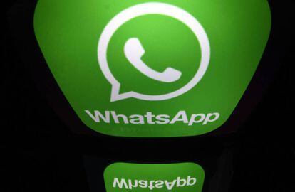 El logo de WhatsApp