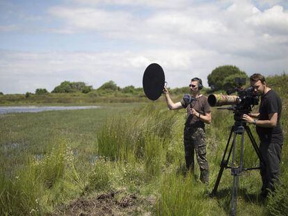 Rodaje de Orca Productions en Doñana.
