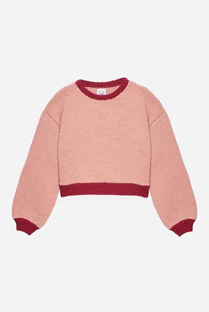ligeramente cuadrado, la lana 100% merino de este jersey promete suavidad extrema. Diseñado por Victoria Parada para Es Fascinante. Precio: 129 euros.
