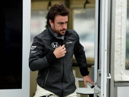 Fernando Alonso en Montmel&oacute; el 1 de marzo de 2017. 