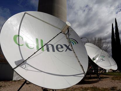 Antenas de telecomunicaciones de Cellnex.