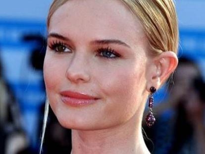Kate Bosworth, una actiz con  hetorocromía, en el festival de cine de Deaville. 