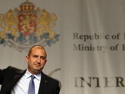 Rumen Radev, presidente electo de Bulgaria, en Sofia.