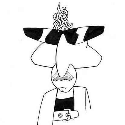 Bob Dylan (Minnesota, 1941) visto por Loredano.