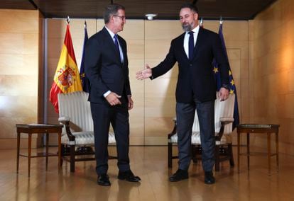 Feijóo renuncia ahora a sentarse con Junts tras escuchar las condiciones de Puigdemont