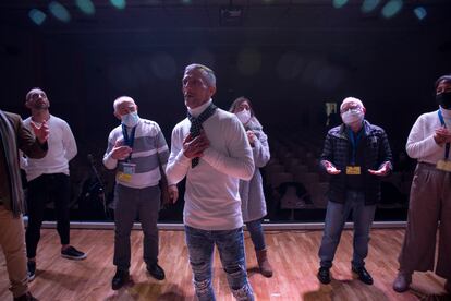 Representación de 'Esperanzas conectadas' en el centro penitenciario de Valdemoro.