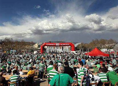 La fiesta escocesa organizada por el Ayuntamiento de Barcelona el martes pasado.