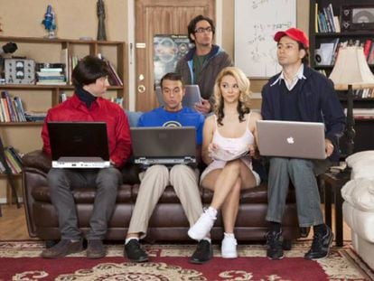Imagen de la parodia XXX de 'The Big Bang Theory'.
