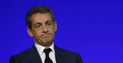 Nicolas Sarkozy, el pasado 14 de febrero de 2016.