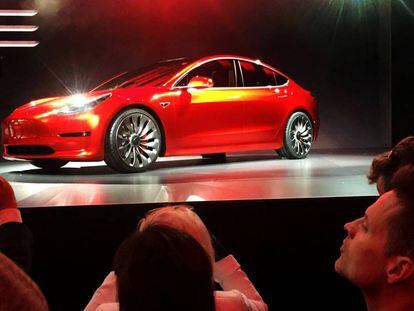 El Model 3 de la compañía Tesla