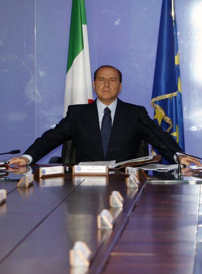 Silvio Berlusconi, primer ministro italiano