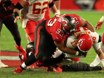 Imagen de un partido entre Tampa Bay Buccaneers y Kansas City Chiefs.