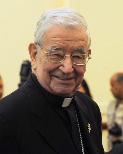 Rodolfo Quezada Toruño, arzobispo emérito de la archidiócesis de Guatemala.